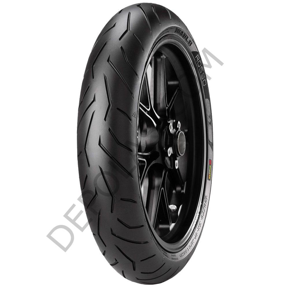 Pirelli Diablo Rosso II 120/60R17 55H Ön Motosiklet Lastiği