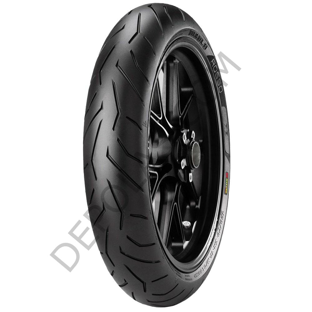 Pirelli Diablo Rosso II 120/70ZR17 (58W) (K) Ön Motosiklet Lastiği