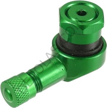 Eğri/L Açılı Kalıcı Motosiklet Lastik Sibobu Yeşil