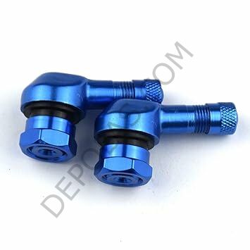 Eğri/L Açılı Kalıcı Motosiklet Lastik Sibobu Mavi