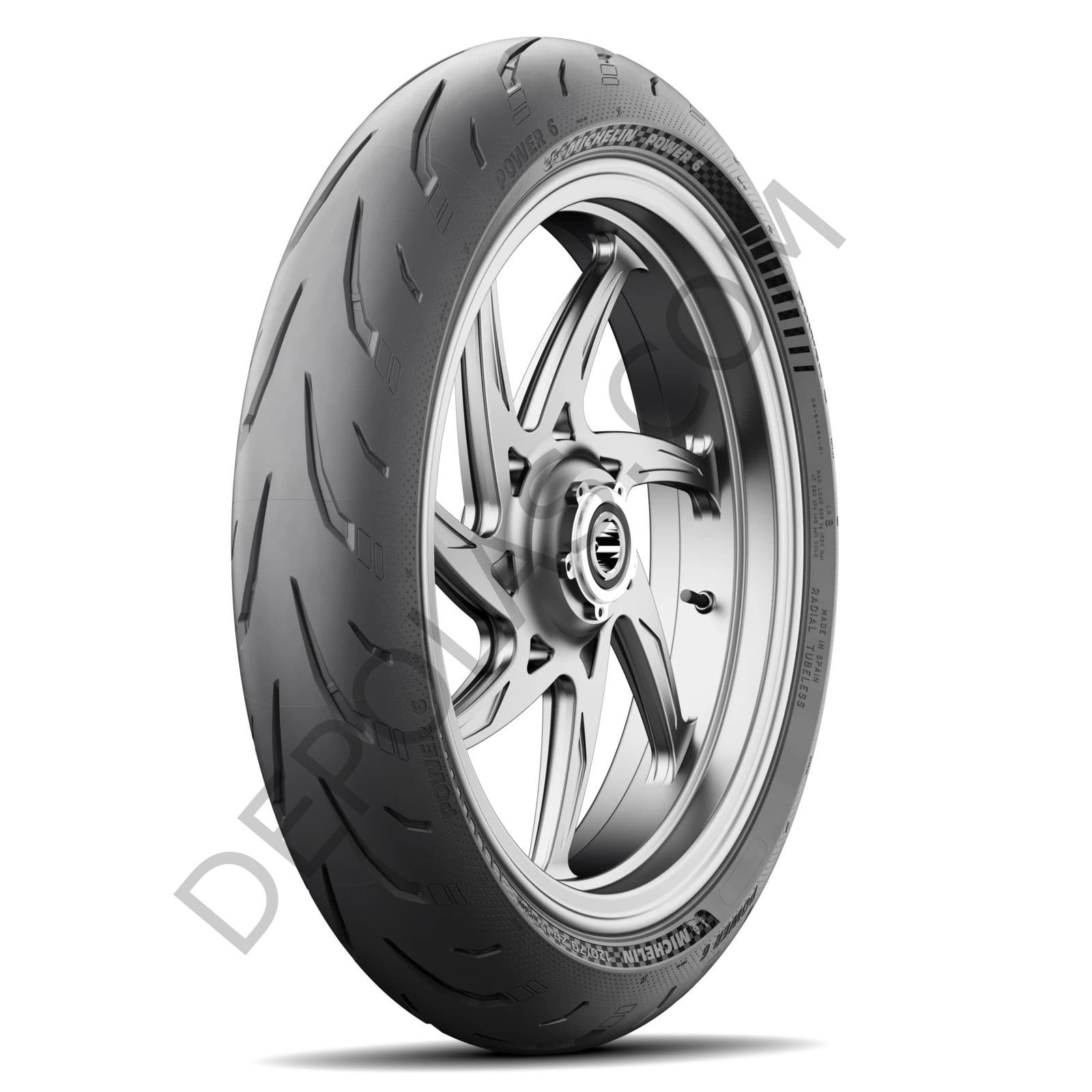 Michelin Power 6 120/70 ZR 17 58(W) TL Ön Motosiklet Lastiği