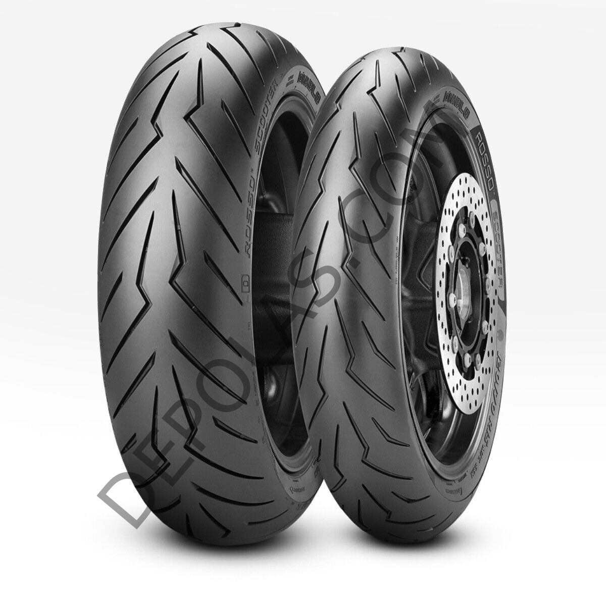 Pirelli Diablo Rosso Scooter Ön 120/70-13 | Arka 130/70-13 Takım Motosiklet Lastikleri