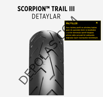 Pirelli Scorpion Trail III 110/80R19 59V TL Ön Motosiklet Lastiği