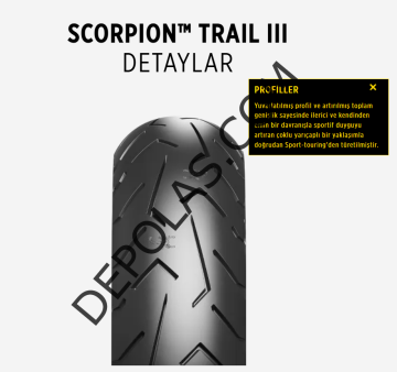 Pirelli Scorpion Trail III 120/70R19 60V TL Ön Motosiklet Lastiği