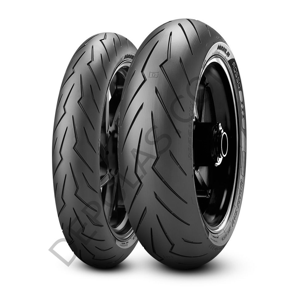 Pirelli Diablo Rosso III Ön 120/70-17 | Arka 190/50-17 Takım Motosiklet Lastikleri