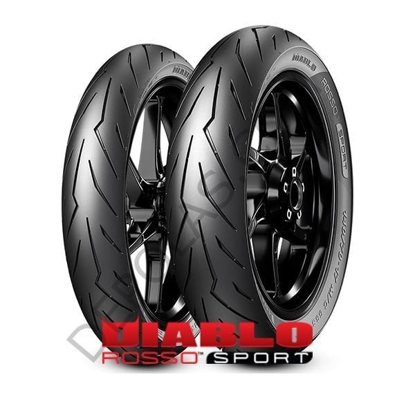 Pirelli Diablo Rosso Sport Ön 100/80-17 | Arka 130/70-17 Takım Motosiklet Lastikleri
